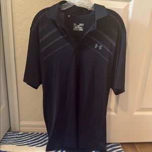 Under Armour Men's Black Polo Shirt